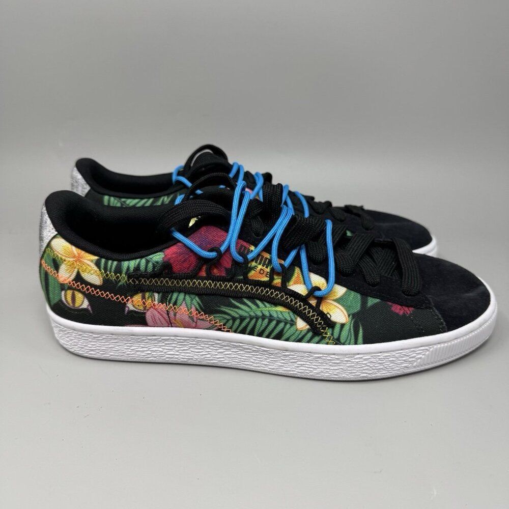 Puma Suede Tropic/Floral Papered Kicks Men Sneakers Size 10